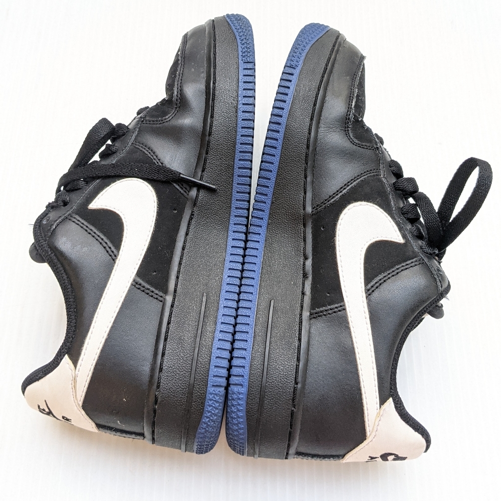 NIKE Air Force 1 youth sneakers black/white - Picture 6 of 9